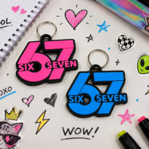 Viralowy Brelok 67 SIX SEVEN